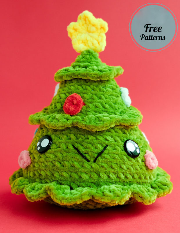 Amigurumi Christmas Pine Tree Free Pattern-1