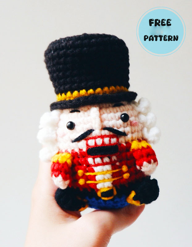 Amigurumi Nutcracker Christmas Doll Free Pattern-1