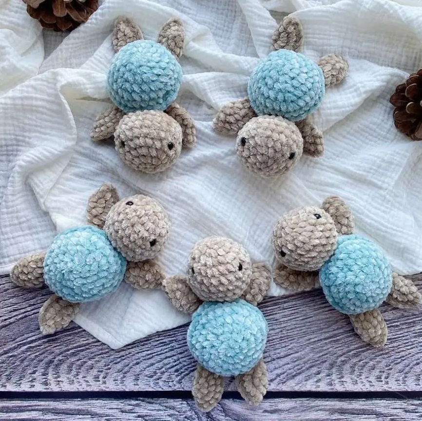 Amigurumi Plush Turtle Free Pattern-2