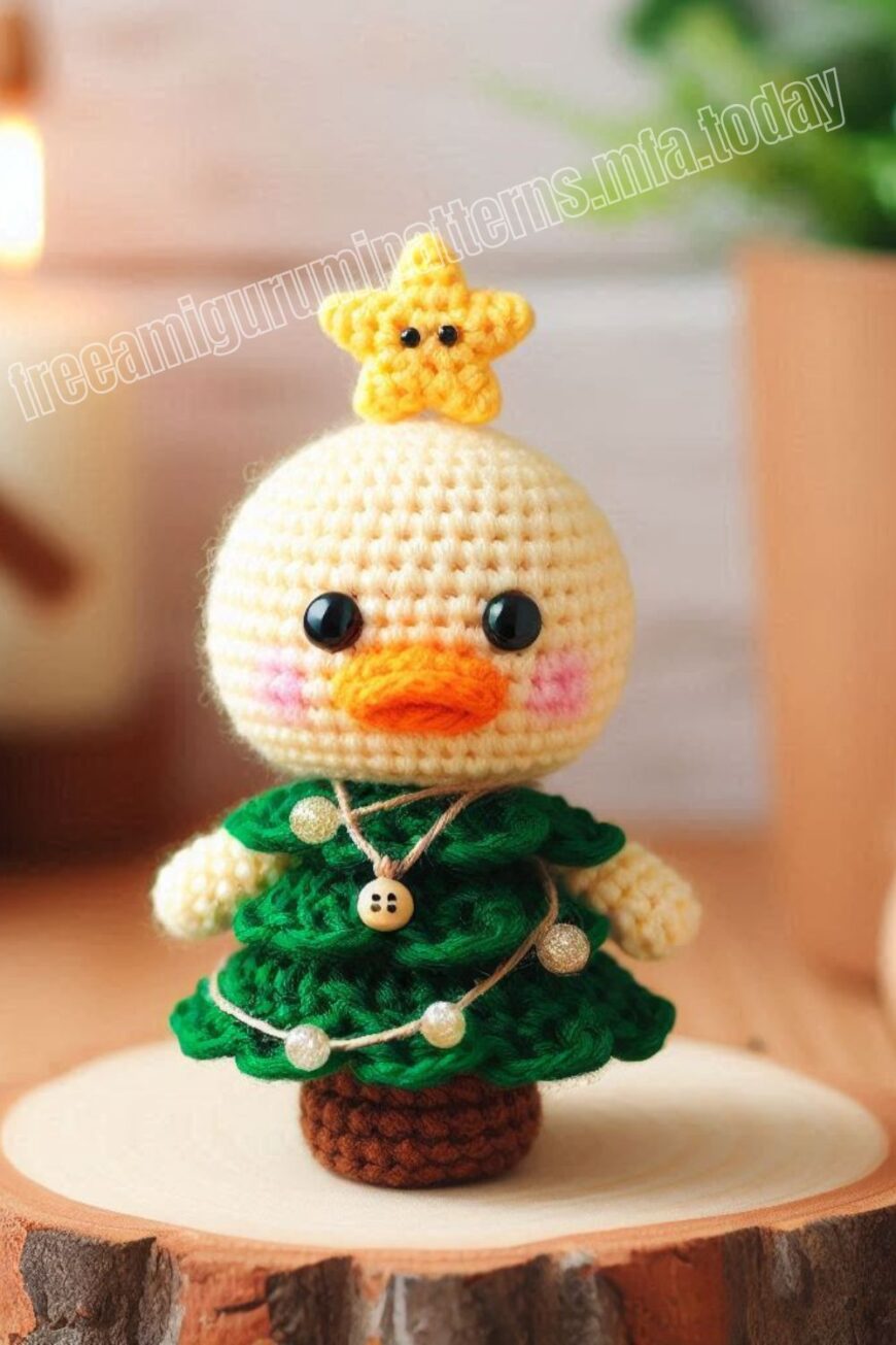 Amigurumi Quacking Christmas Tree Free Pattern-1 – Free Amigurumi Patterns