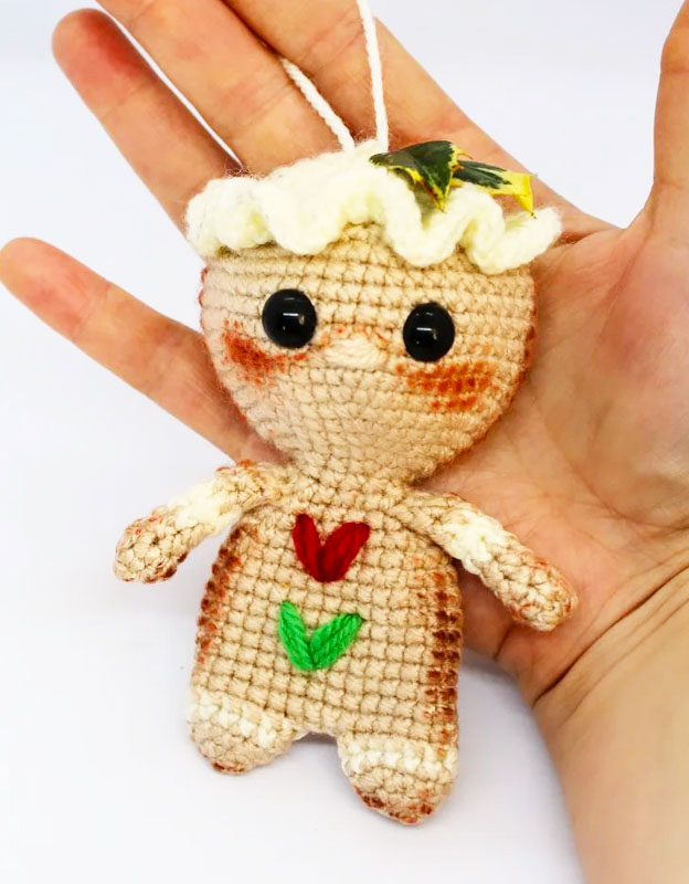 Amigurumi Ragdoll Gingerbread Man Free Pattern-1