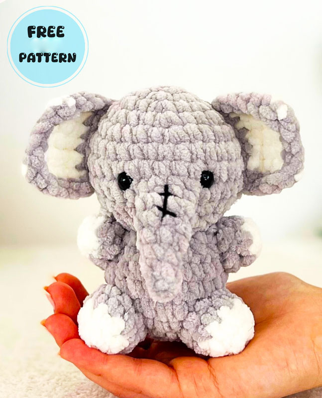 Amigurumi Baby Elephant Enola Free Pattern-1