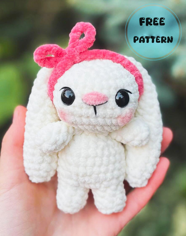 Amigurumi Chubby Cheeked Bunny Free Pattern-1