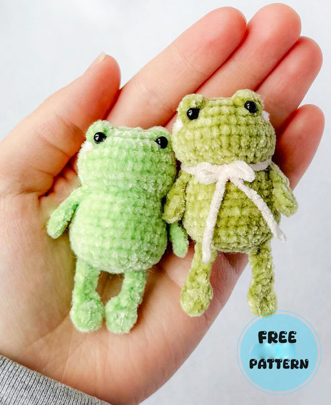 Amigurumi Green Fribbit Frog Free Pattern-1