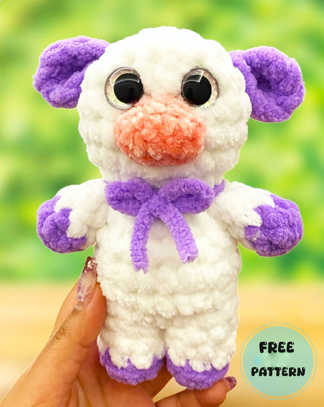 Amigurumi Baby Cow Bessie Free Pattern-1