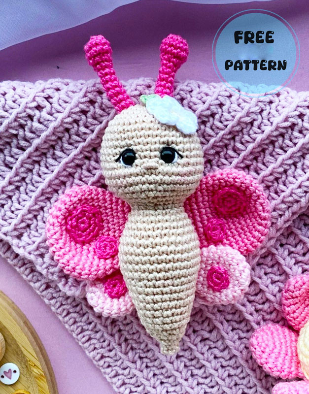 Amigurumi Butterfly Slim Free Pattern-1