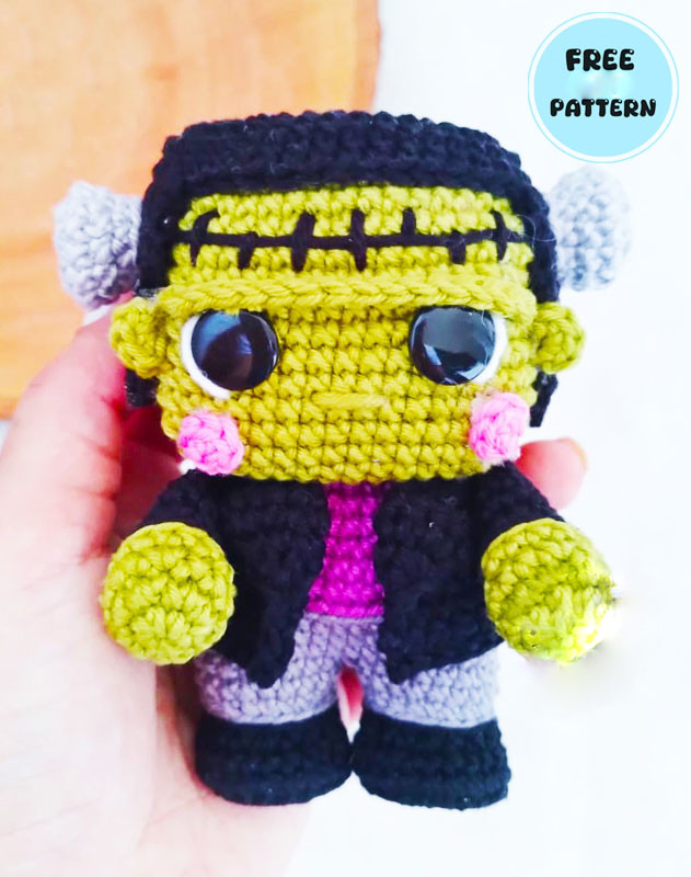 Amigurumi Little Frankenstein Doll Free Pattern-1