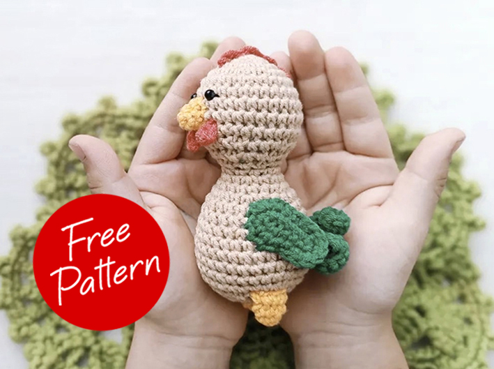 Amigurumi Cockerel Crochet Free Pattern-1