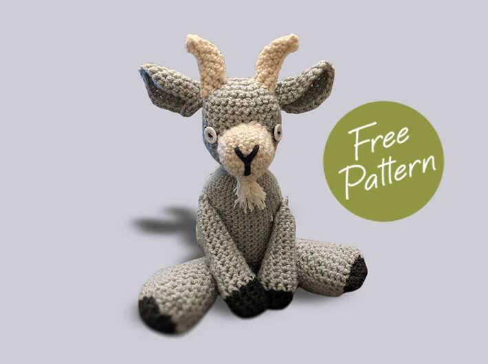 Amigurumi Crochet Goat Free Pattern-1