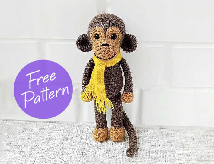 Amigurumi Crochet Monkey Free Pattern-1