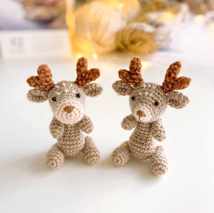 Amigurumi Crochet Reindeer Free Pattern-2