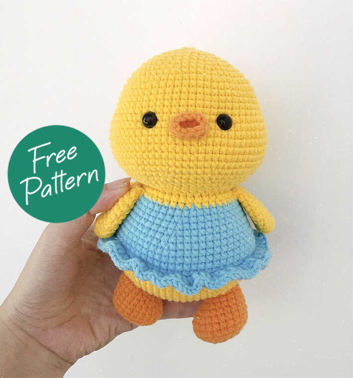 Amigurumi Duck Crochet Free Pattern-1