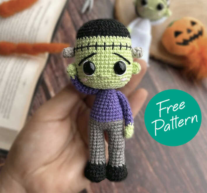 Amigurumi Frankenstein Crochet Free Pattern-1