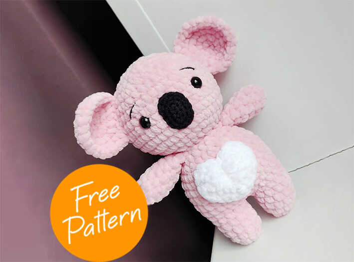 Amigurumi Koala Marshmallow Crochet Free Pattern-1
