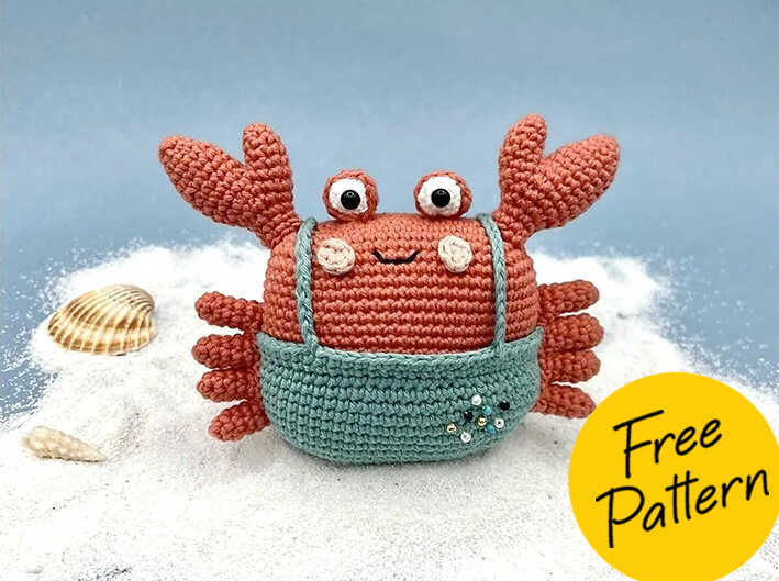 Amigurumi Triton the Crab Crochet Free Pattern-1