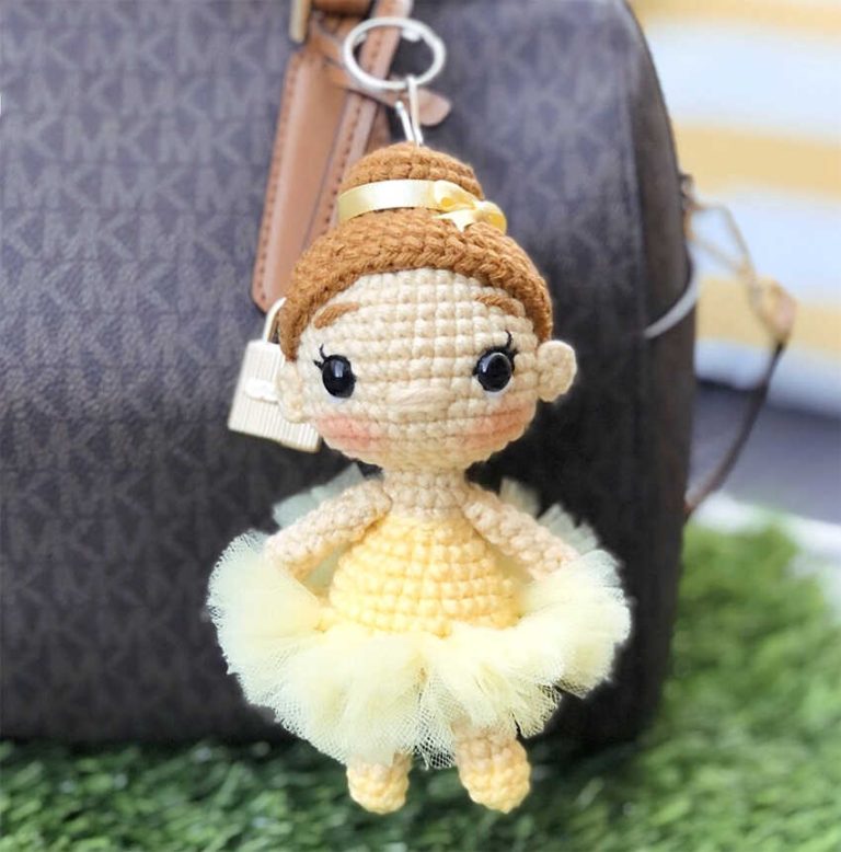 Amigurumi Ballerina Doll Crochet Free Pattern-1