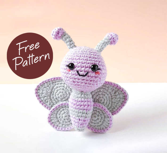 Amigurumi Crochet Ellie the Butterfly Free Pattern-1