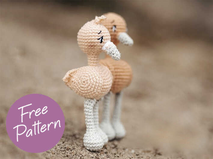 Amigurumi Crochet Flamingo Free Pattern-1