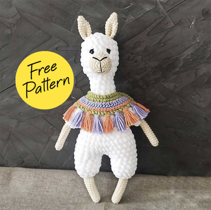 Amigurumi Crochet Llama Free Pattern-2