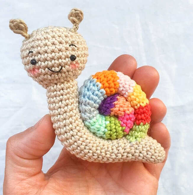 Amigurumi Crochet Snail Free Pattern-1