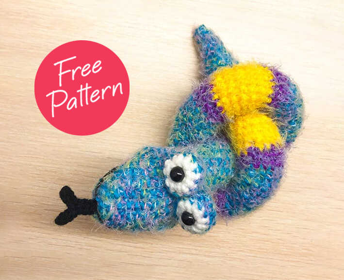Amigurumi Crochet Snake Free Pattern-1