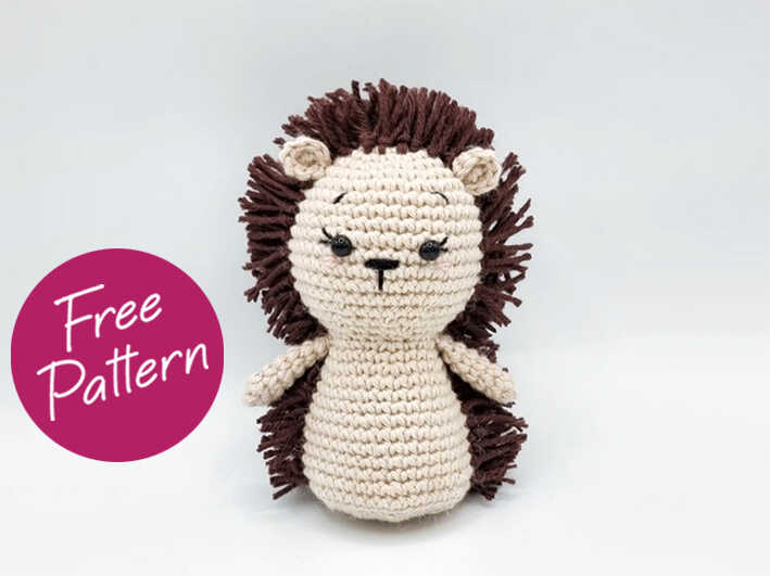Amigurumi Hazel the Hedgehog Crochet Free Pattern-1