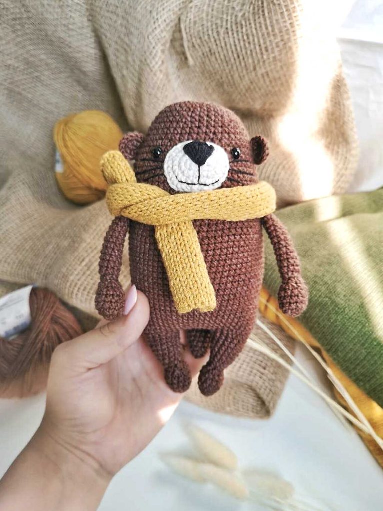 Amigurumi Crochet Bruno the Otter Free Pattern-1