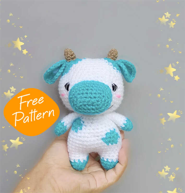 Amigurumi Crochet Cindy the Cow Free Pattern-1