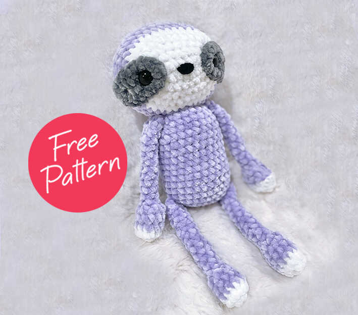 Amigurumi Crochet Cute Sloth Free Pattern-1