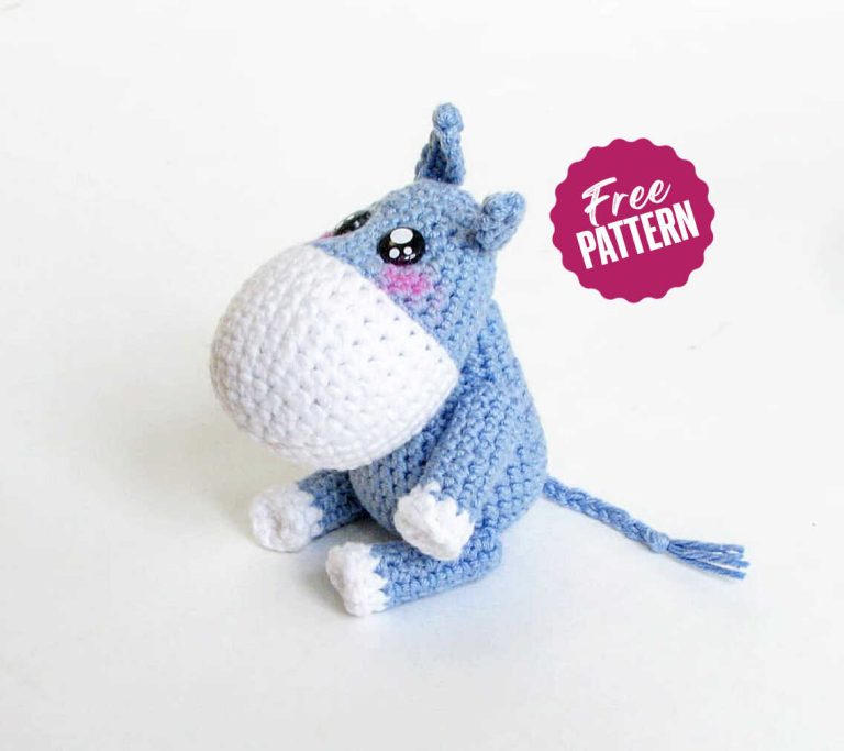 Amigurumi Crochet Donkey Free Pattern-1