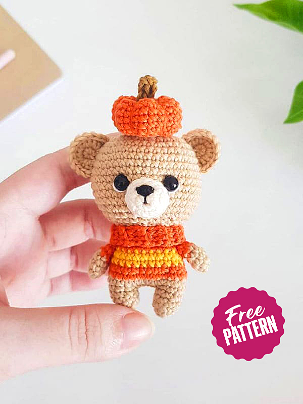 Amigurumi Crochet Halloween Bear Free Pattern-1