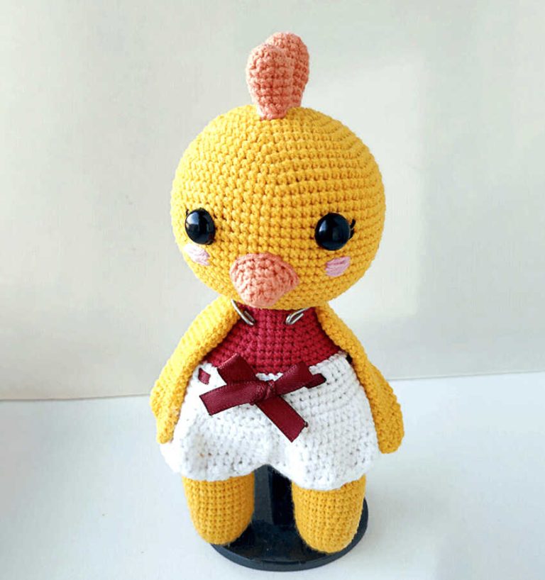 Amigurumi Crochet Little Chick Free Pattern-1