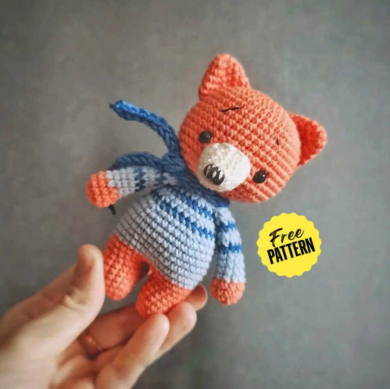 Amigurumi Crochet Little Fox Free Pattern-1
