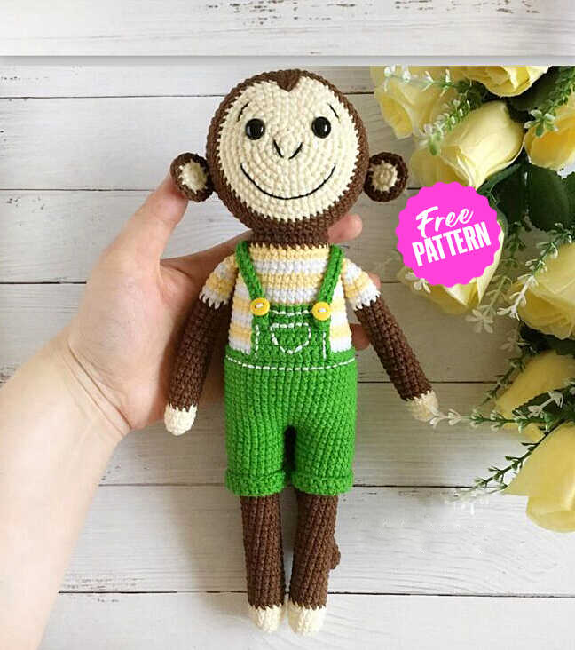Amigurumi Crochet Monkey Dudu Free Pattern-1