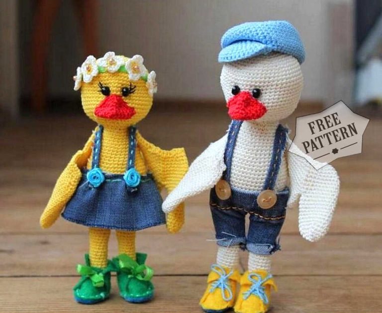 Amigurumi Crochet Sweet Duck Free Pattern-1