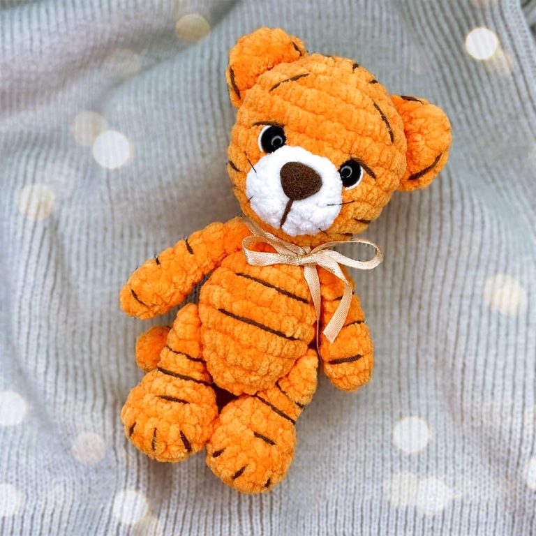 Amigurumi Crochet Tiger Free Pattern-1