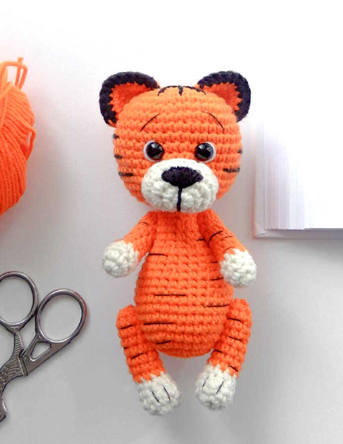 Amigurumi Crochet Tiger Free Pattern-4