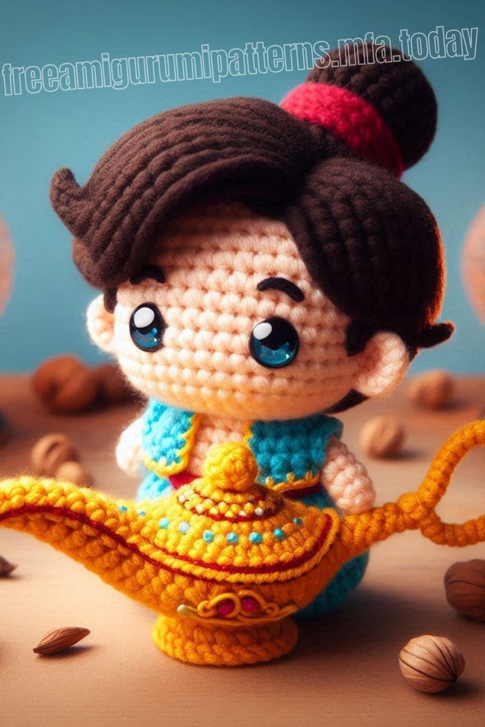 Amigurumi Crochet Aladdin’s Magical Lamp Free Pattern-1 – Free ...