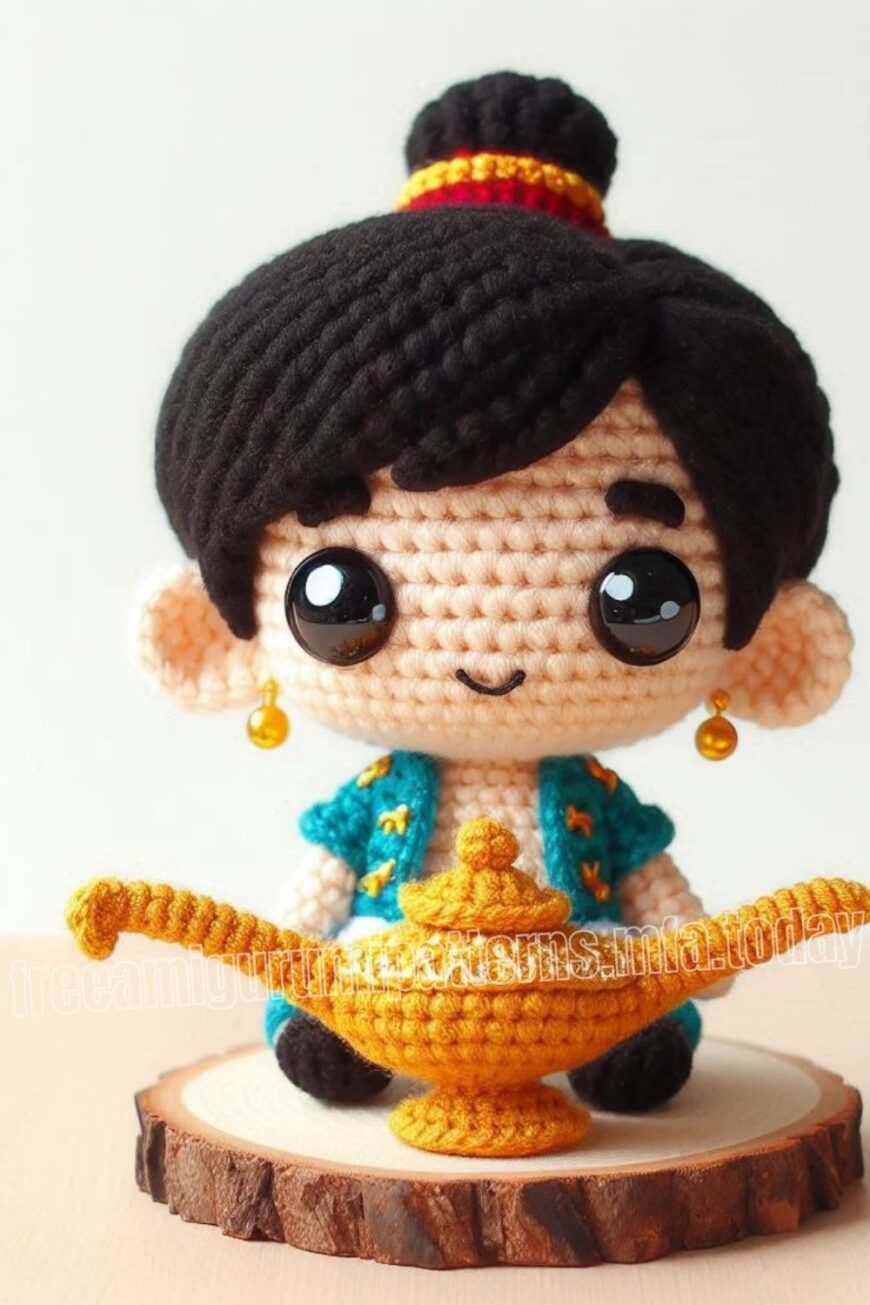 Amigurumi Crochet Aladdin’s Magical Lamp Free Pattern-1 – Free ...