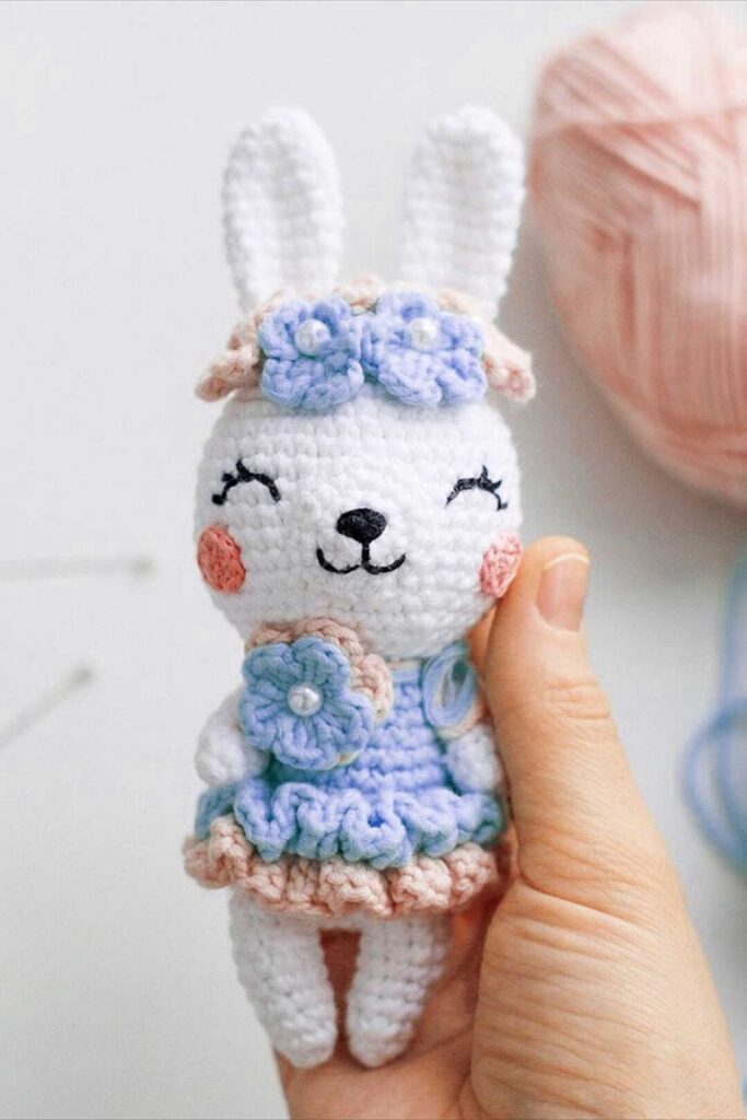 Amigurumi Crochet Cute Bunny Free Pattern-1