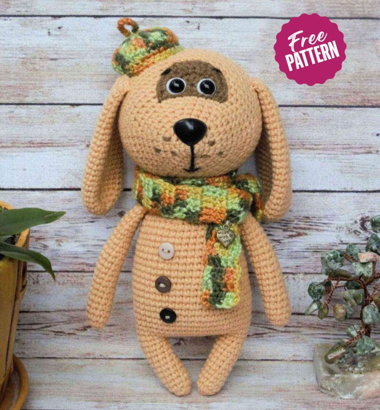 Amigurumi Crochet Cute Dog Free Pattern-1