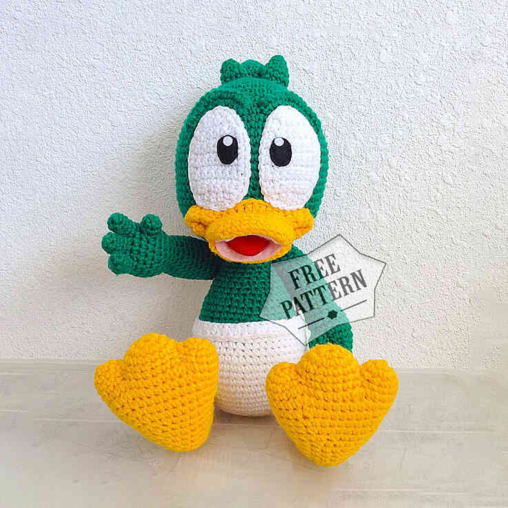 Amigurumi Crochet Cute Duck Free Pattern-1