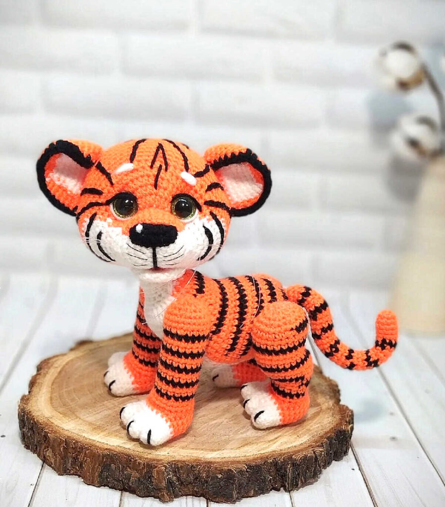 Amigurumi Crochet Cute Tiger Free Pattern-1
