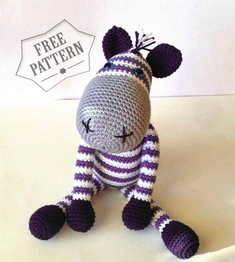 Amigurumi Crochet Cute Zebra Free Pattern-1