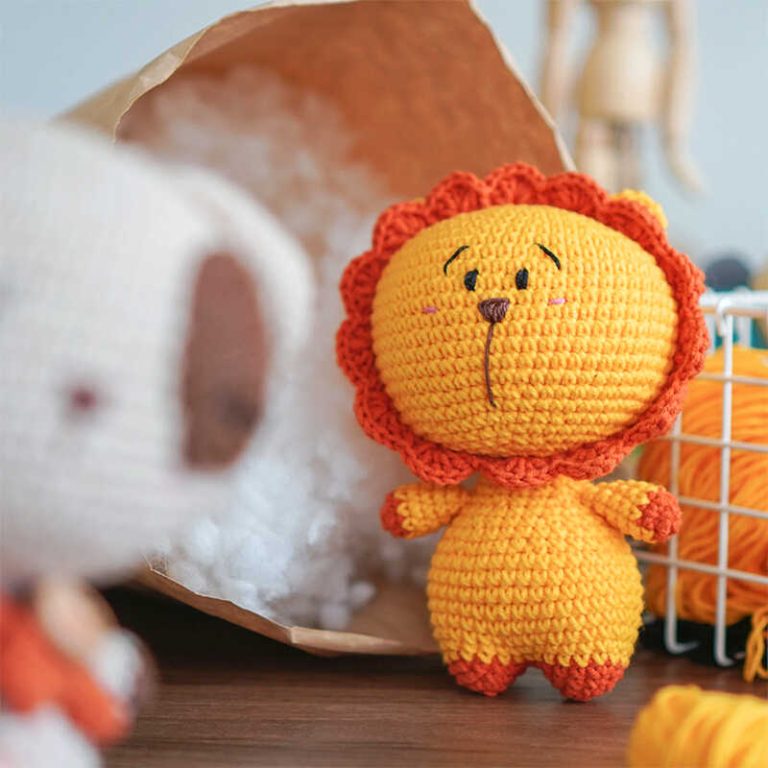 Amigurumi Crochet Little Lion Free Pattern-1