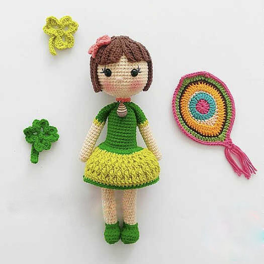 Amigurumi Crochet Mathilda the Doll Free Pattern-1