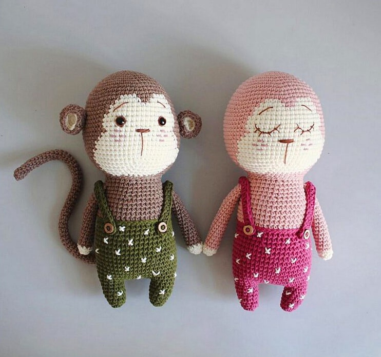 Amigurumi Crochet Monkey Free Pattern-2