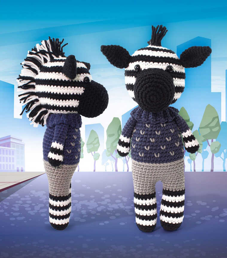Amigurumi Crochet Zebra Free Pattern-1