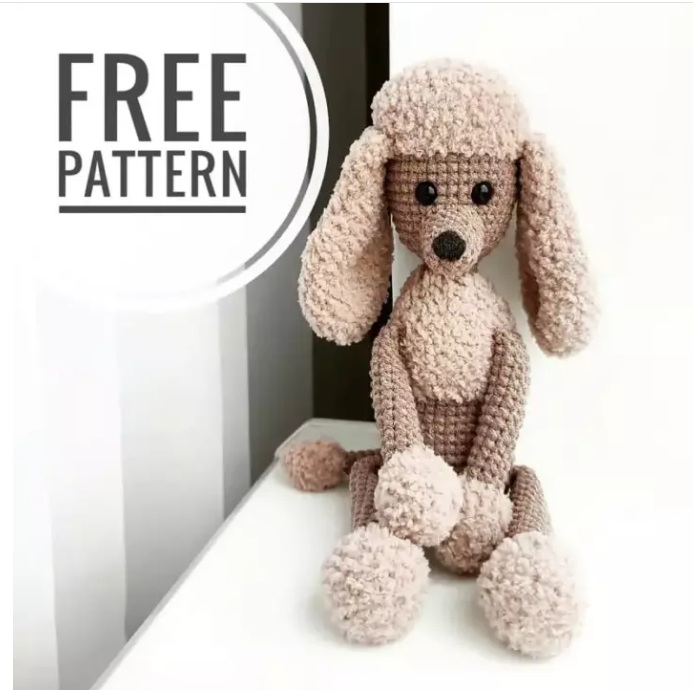 Amigurumi Poodle Dog Free Pattern-1