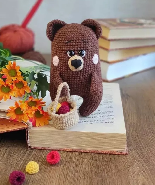 Amigurumi Crochet Bo the Bear Free Pattern-1